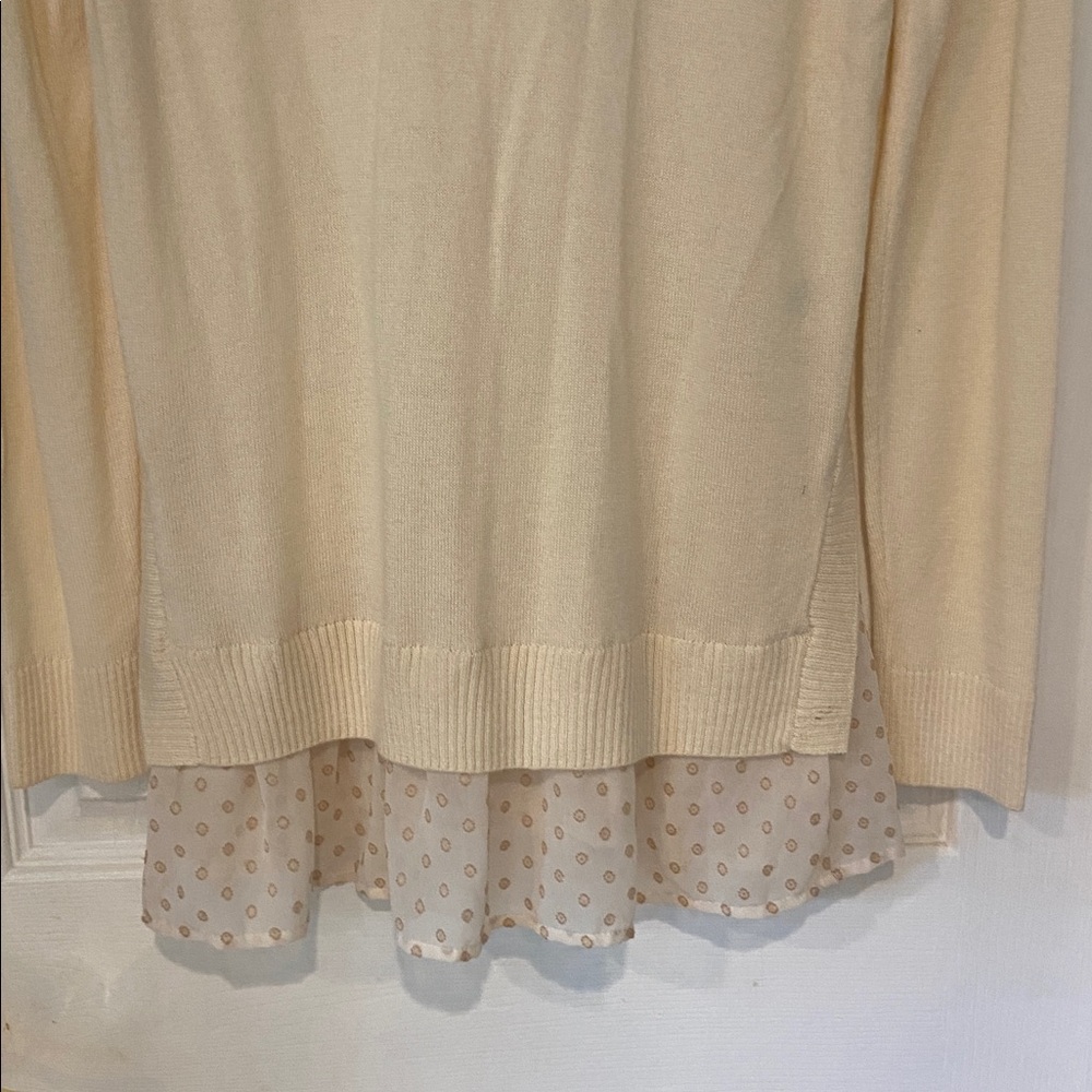 Ann Taylor Cream Knit Sweater - Picture 7 of 7